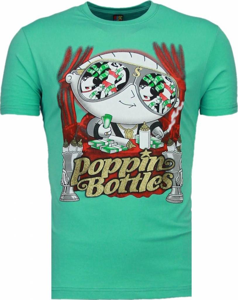 Poppin Stewie - Herr T-Shirt Turkos