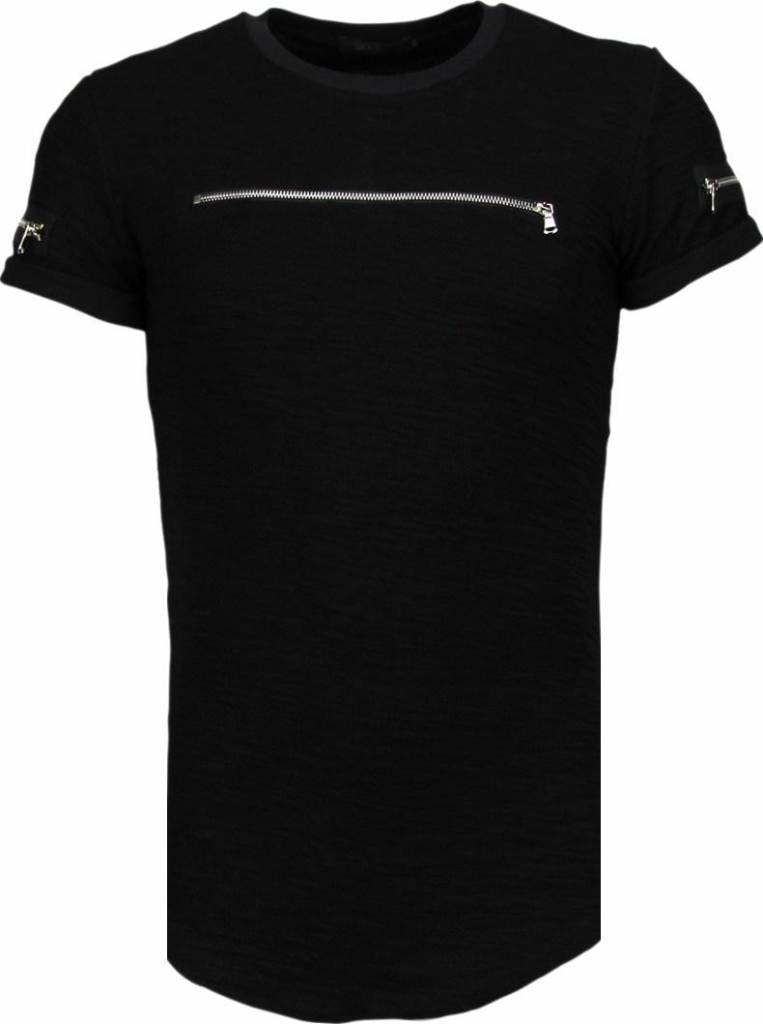 Military Patches - Man Herr T-Shirt - TZ - Svart