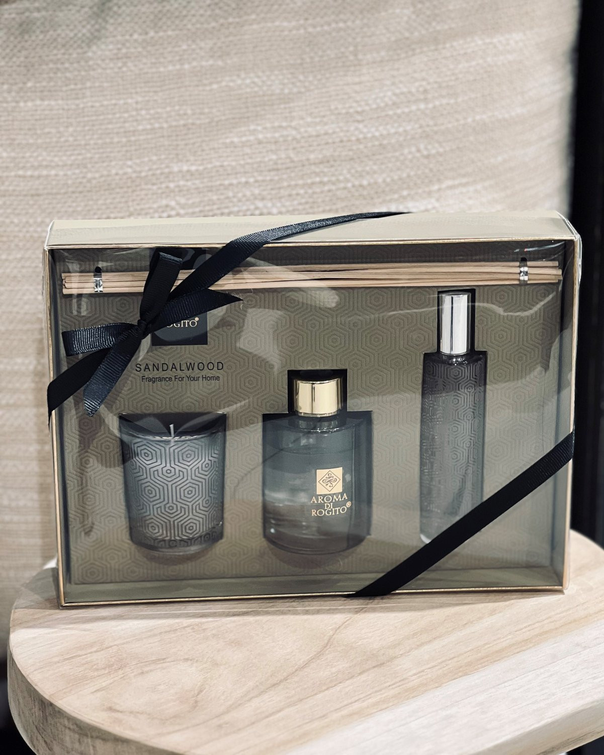 Aromaset Doftpinnar Rumsspray Doftljus Black Tabac