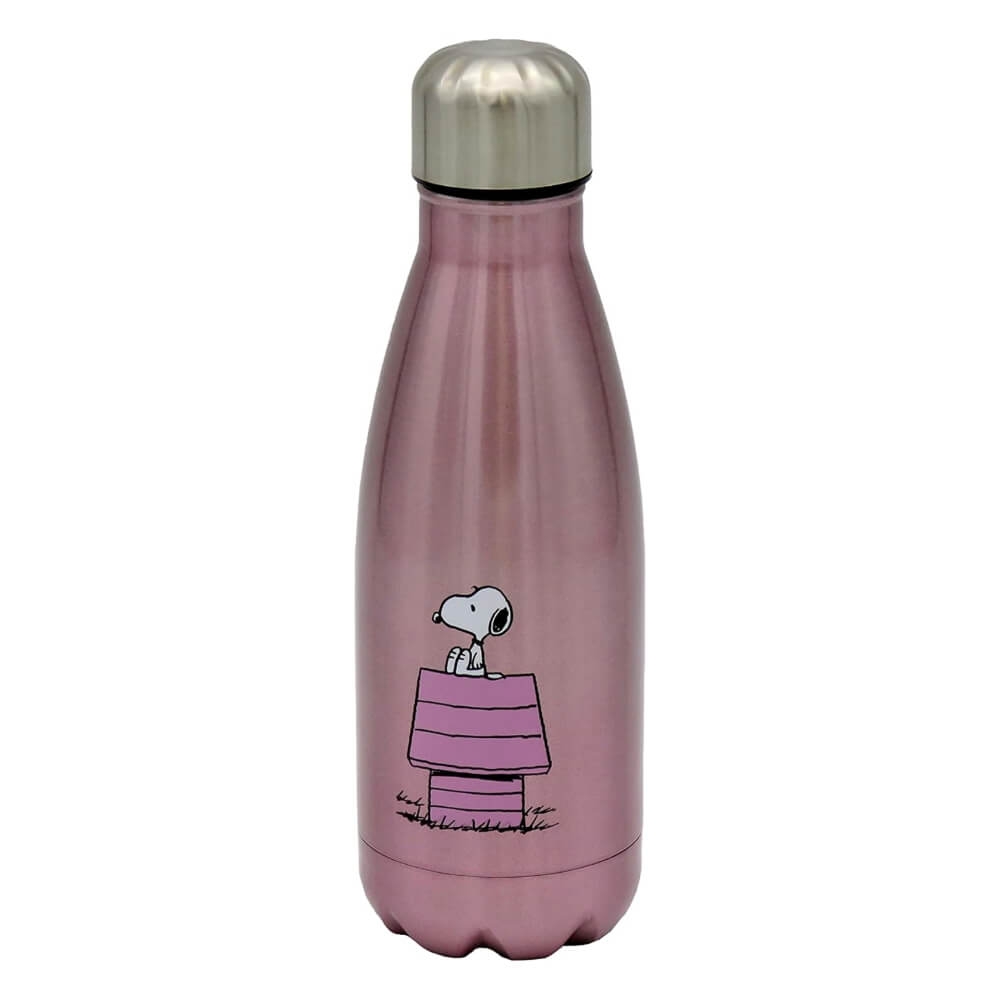 Snoopy Flaska Rostfritt Stål (550ml) Rosa - Snobben