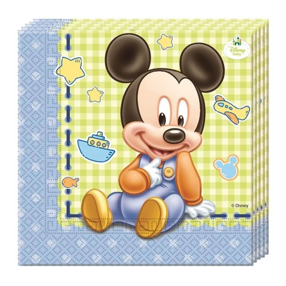 Baby Musse Pigg Servetter 33x33cm (20st) Disney