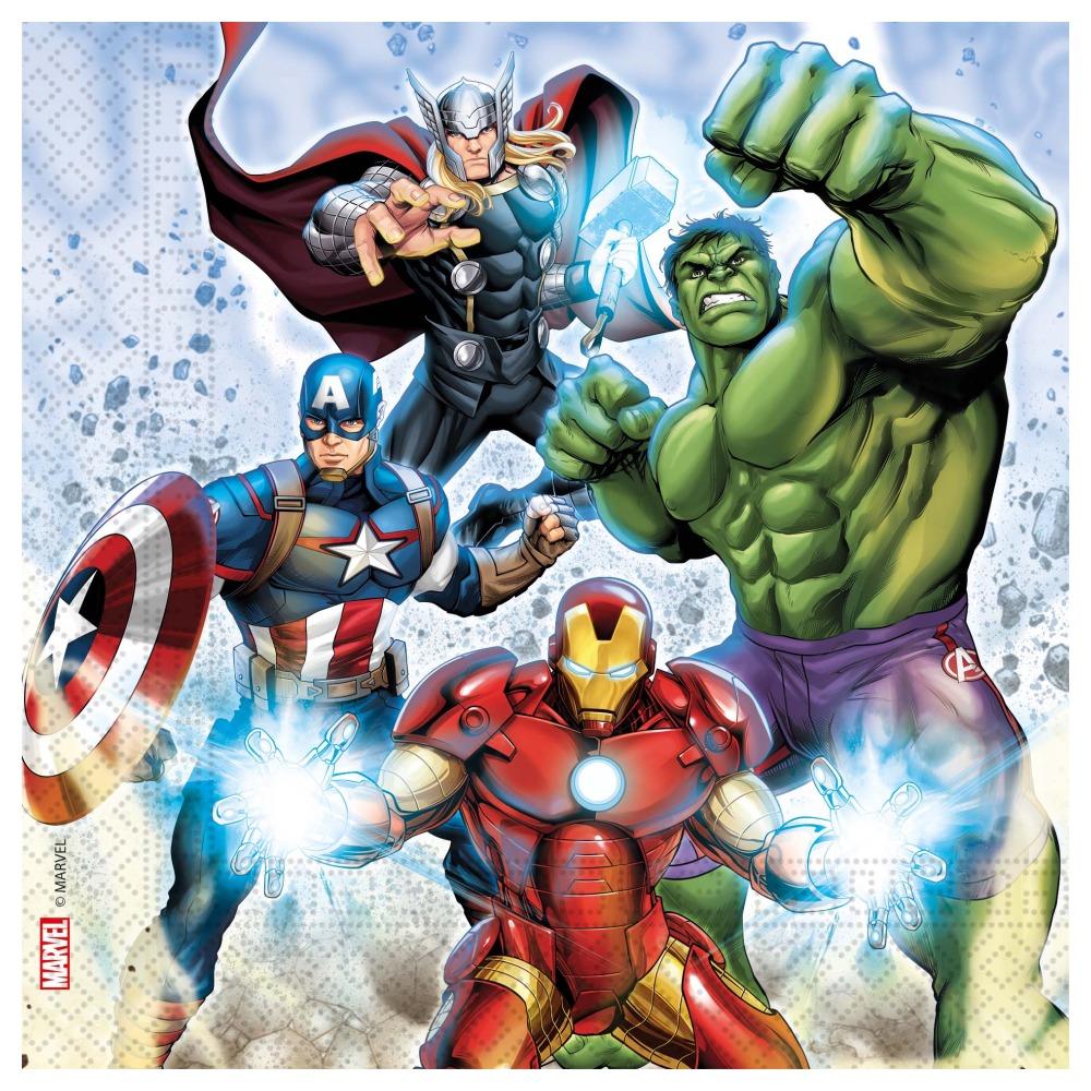 Avengers Servetter 33x33cm (20st) Marvel
