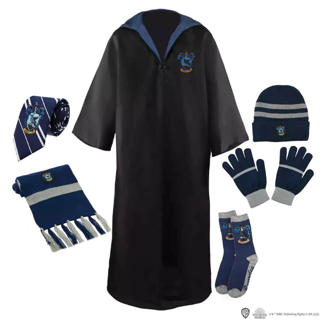 Ravenclaw Klädpaket 6 Delar med Kappa & lips m.m. (Vuxen) Harry Potter
