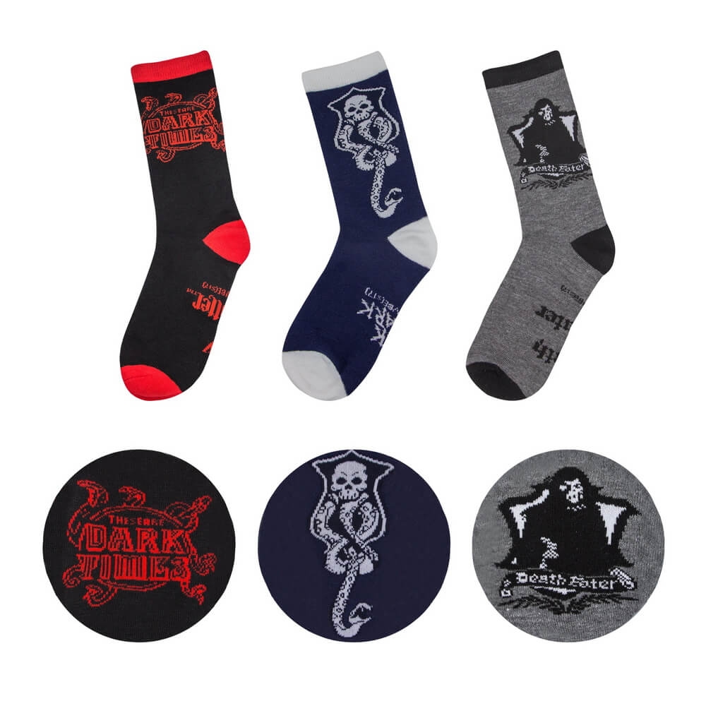 The Dark Arts 3-pack Strumpor (Strl 37-46) Harry Potter