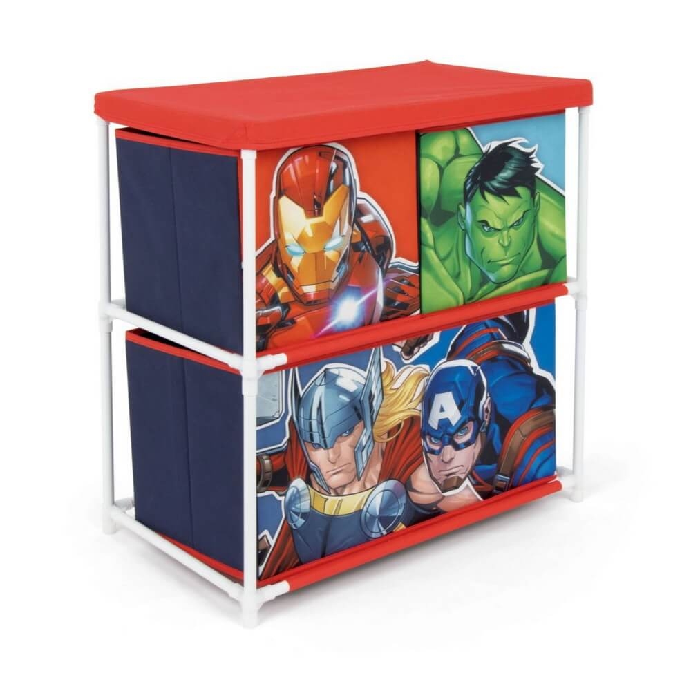 Avengers Förvaringshylla med 3 Lådor Marvel