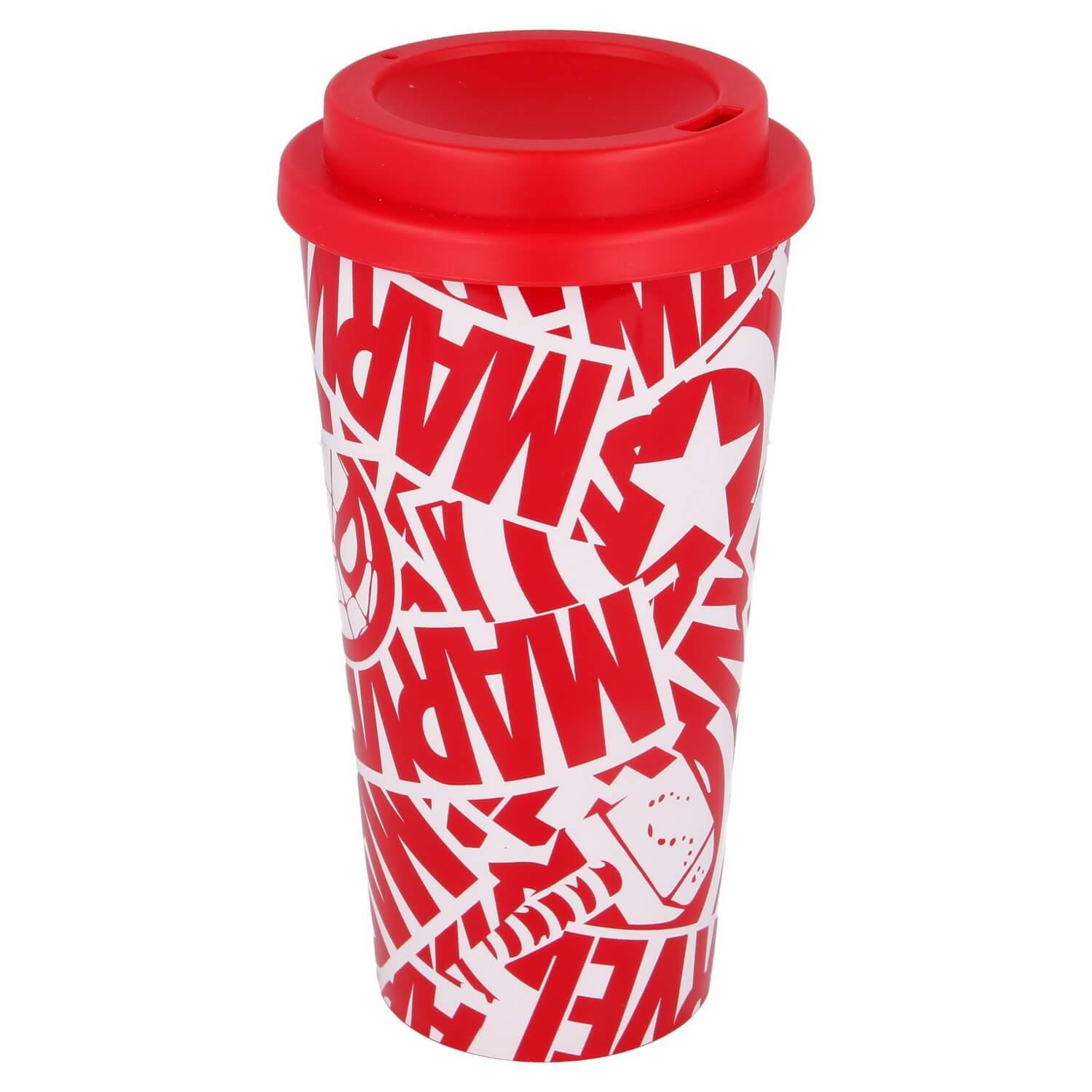 Marvel Logo Dubbelväggad Take Away Termosmugg 520ml Marvel