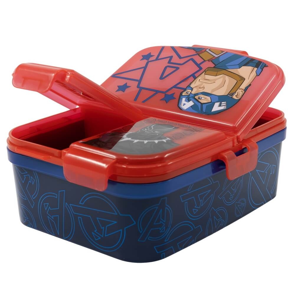 Avengers Matlåda med 4 Fack XL Marvel