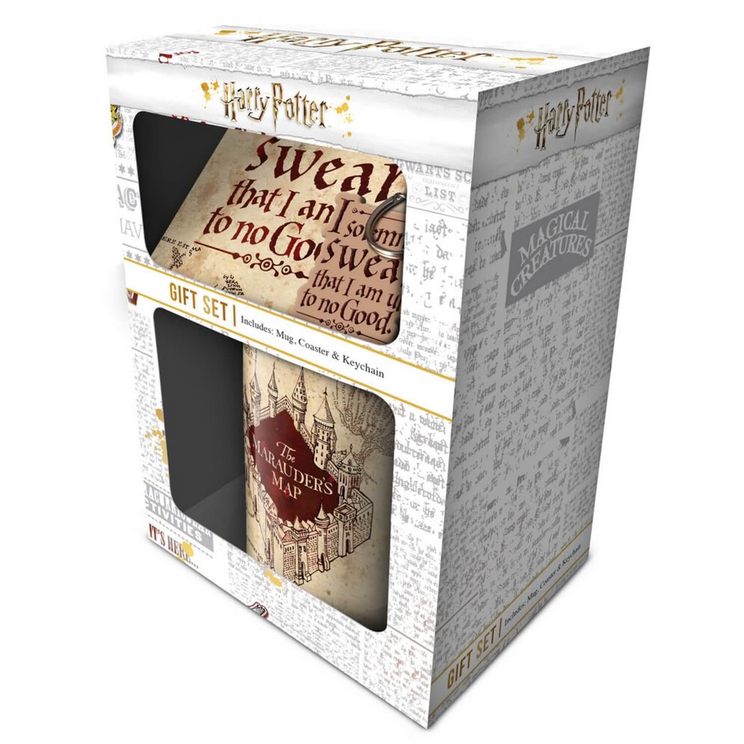 Presentask Marauders Map (Mugg, Underlägg, Nyckelring) Harry Potter