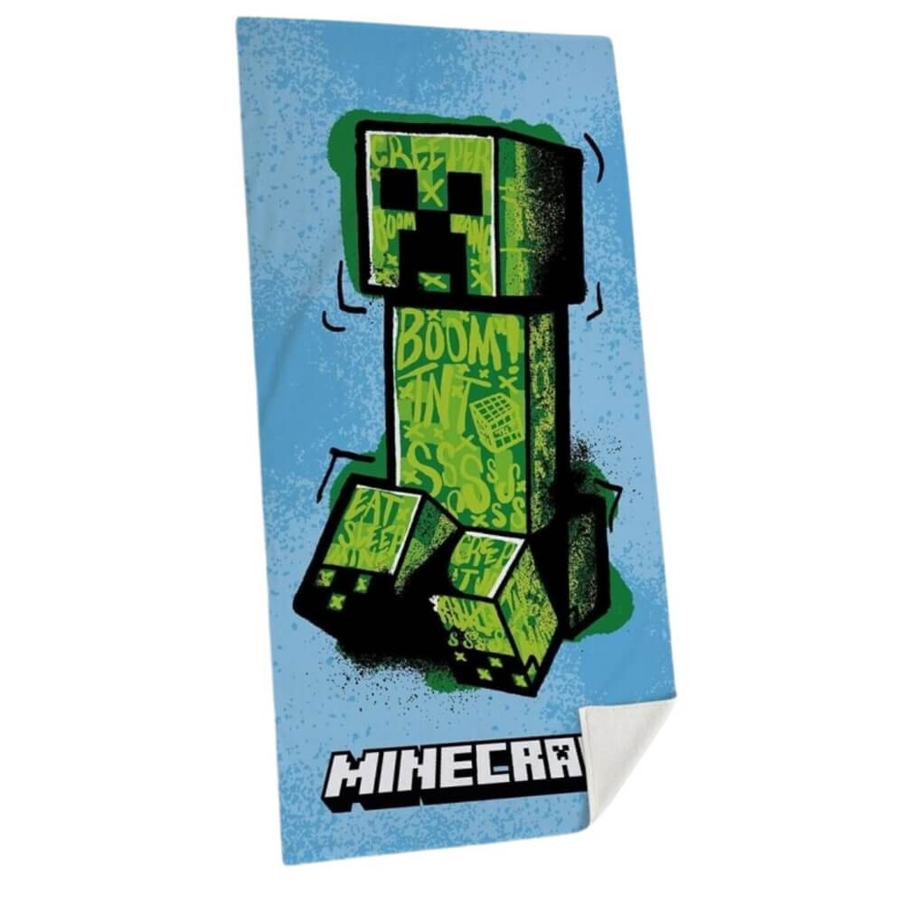 Boom! Handduk (70x140cm) Minecraft