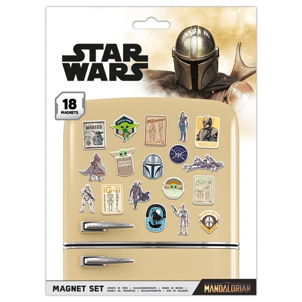 Star Wars Kylskåpsmagneter (18 st) The Mandalorian