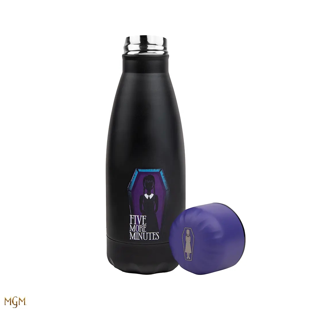 "Five more minutes" Flaska Rostfritt Stål 500ml Wednesday