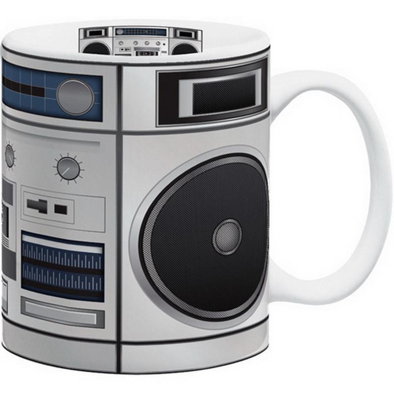 Ghettoblaster / Boombox Mugg med Retromotiv