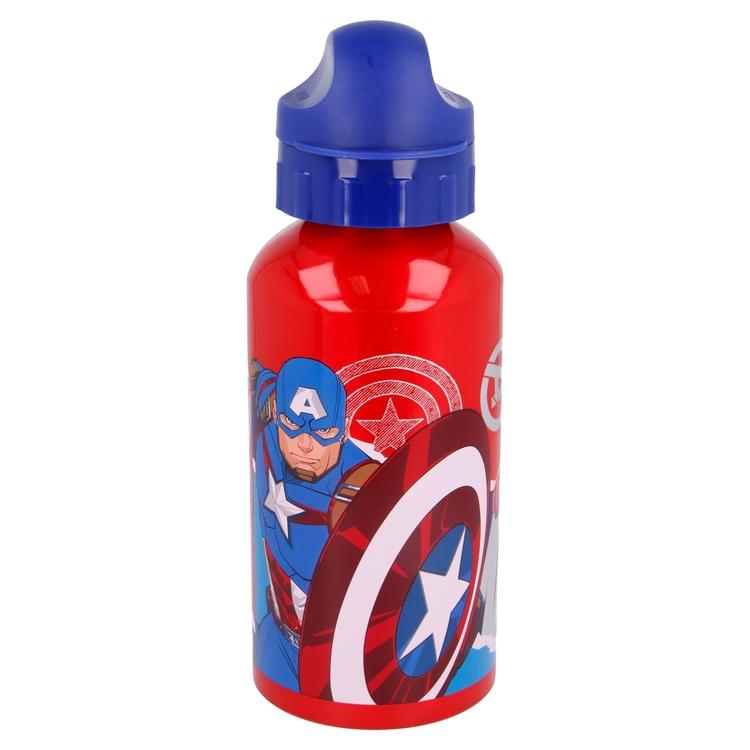 Avengers Rödblå Aluminiumflaska 500ml Marvel
