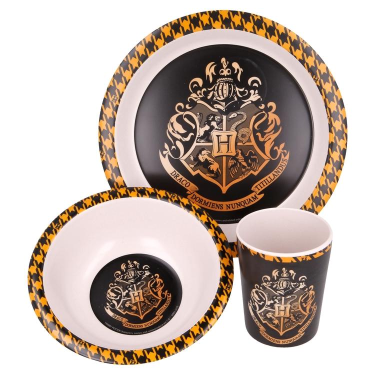 Hogwarts 3-set Skål, Tallrik och Mugg Harry Potter