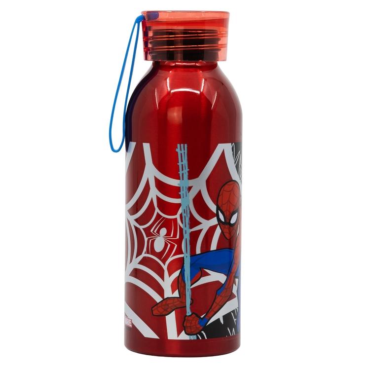 Spiderman Aluminiumflaska med Handtag 510ml Marvel