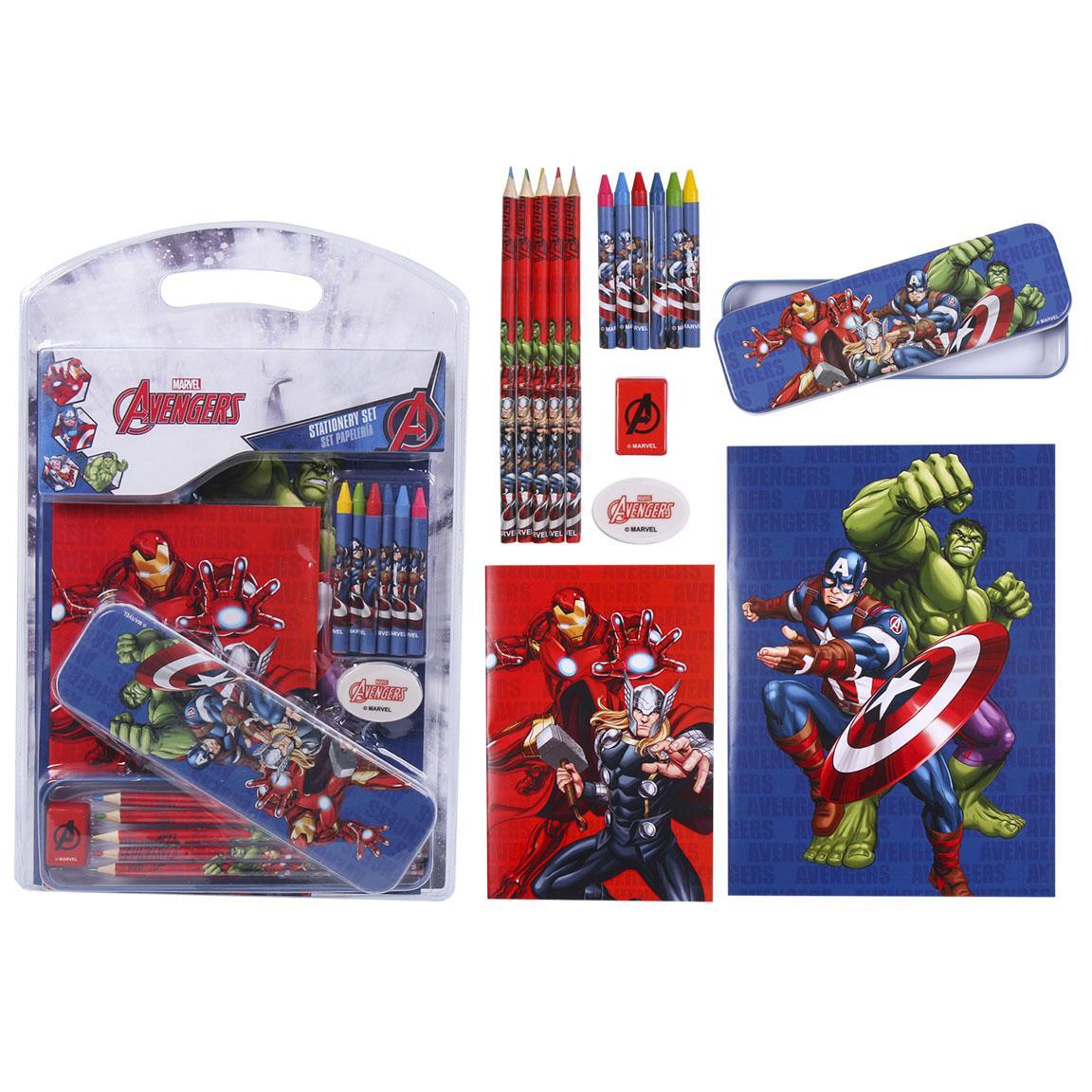 Avengers Block- och Pennset Marvel