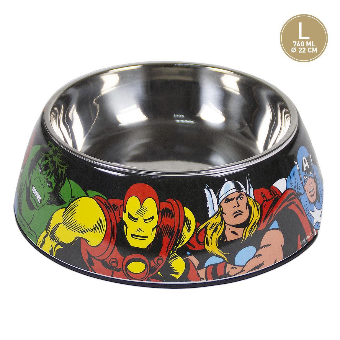Avengers Hundskål Stor 22cm Marvel
