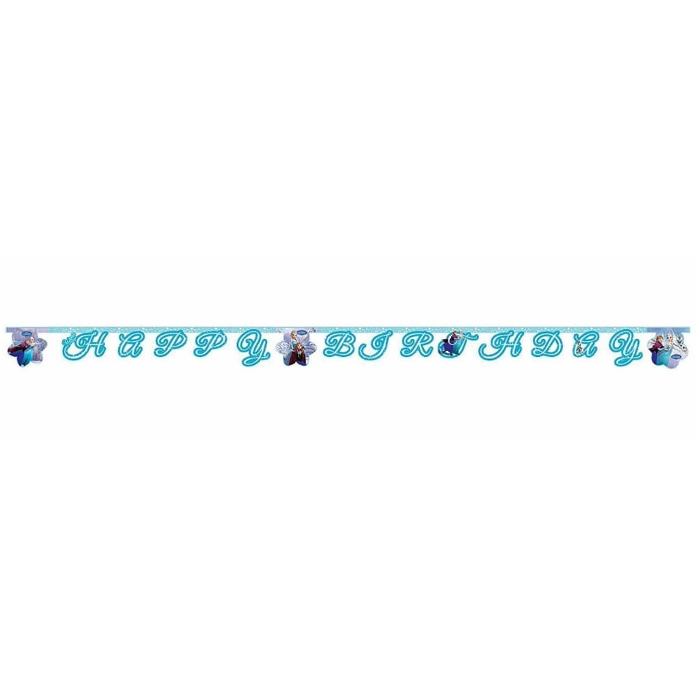 Frost/Frozen Girlang "Happy Birthday" 200x17cm Disney