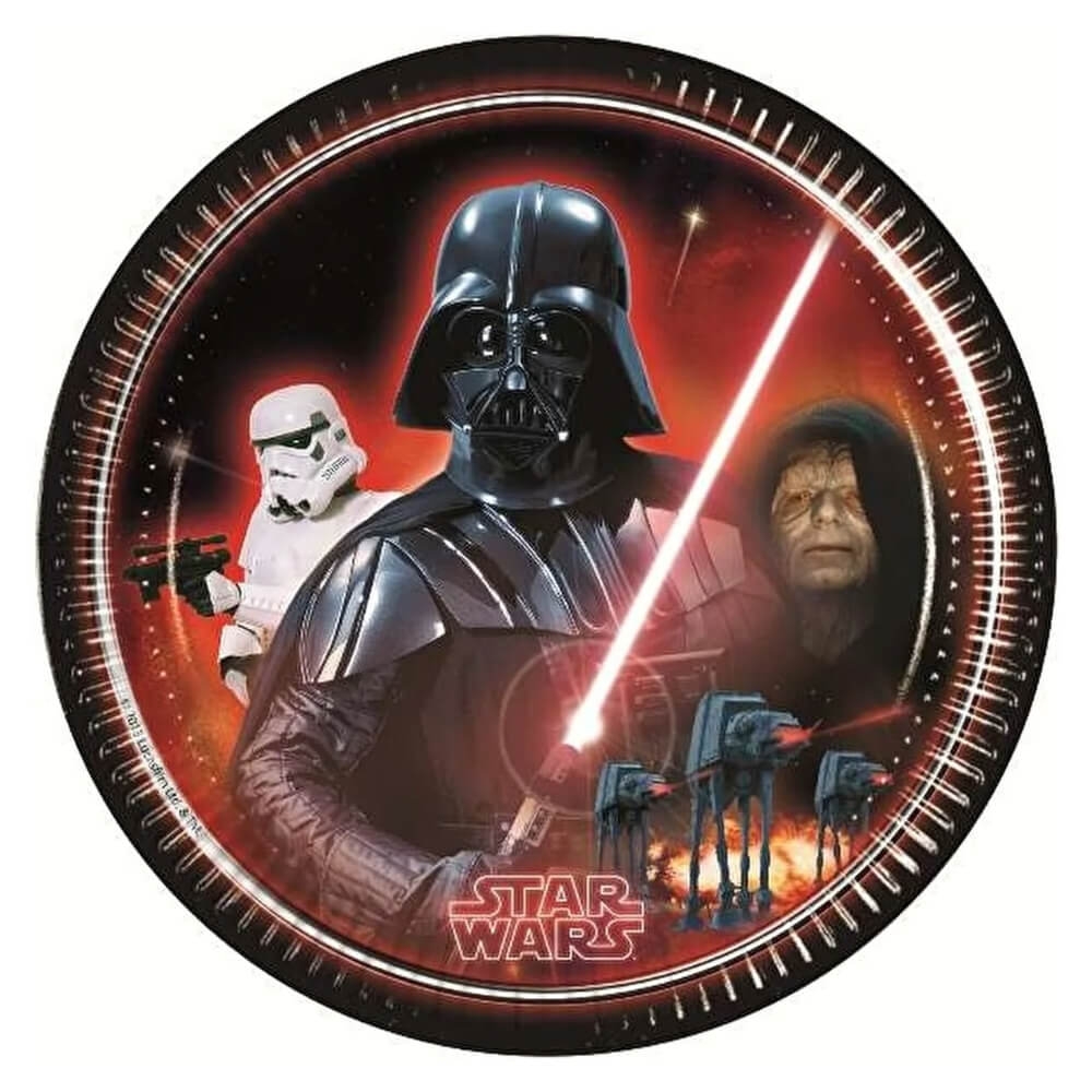 Papperstallrik 23cm (8st) Star Wars