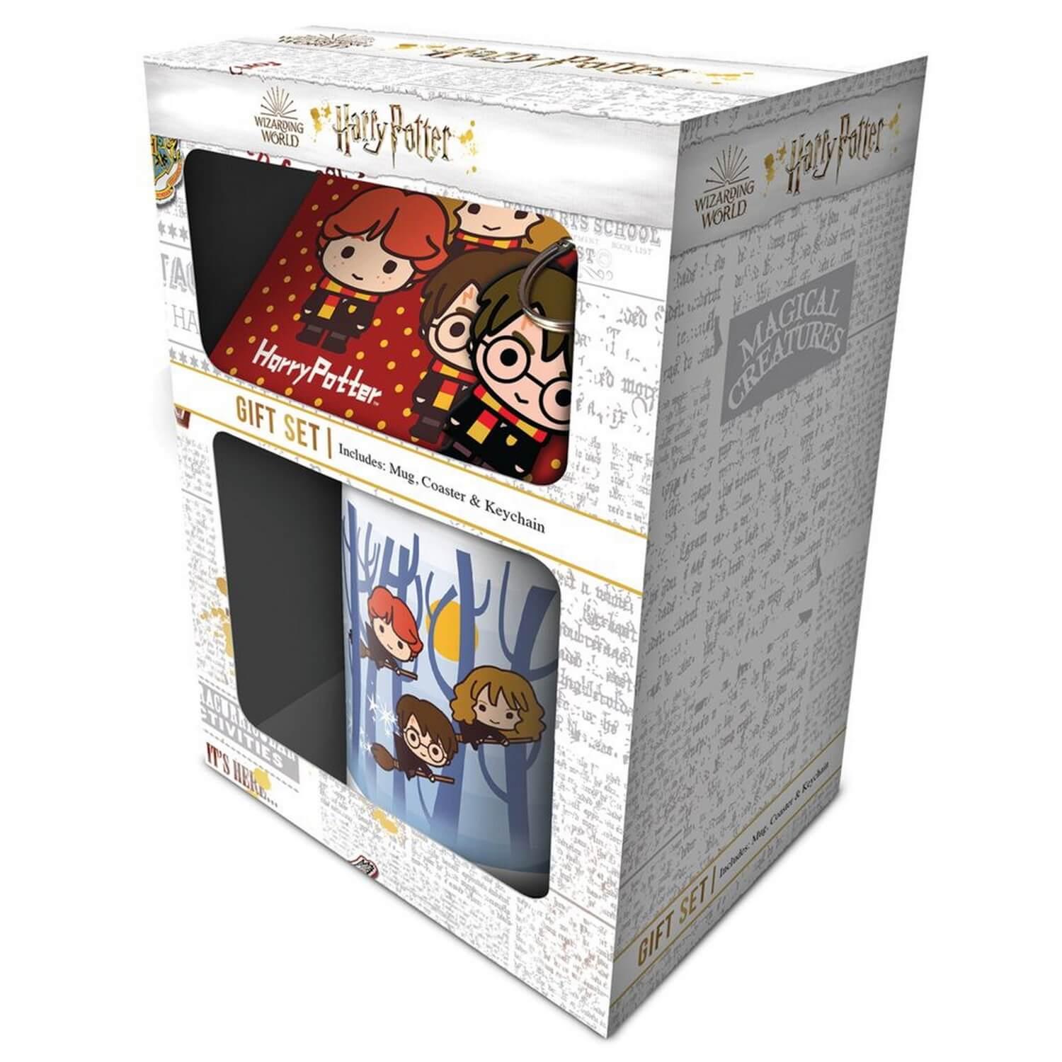Presentask (Mugg, Underlägg, Nyckelring) Harry Potter