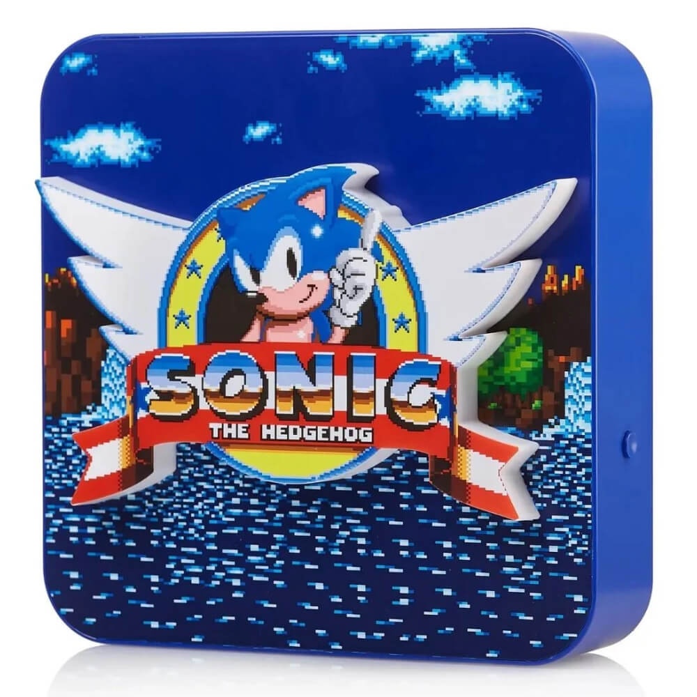 Bordslampa / Vägglampa 3D - Sonic the Hedgehog