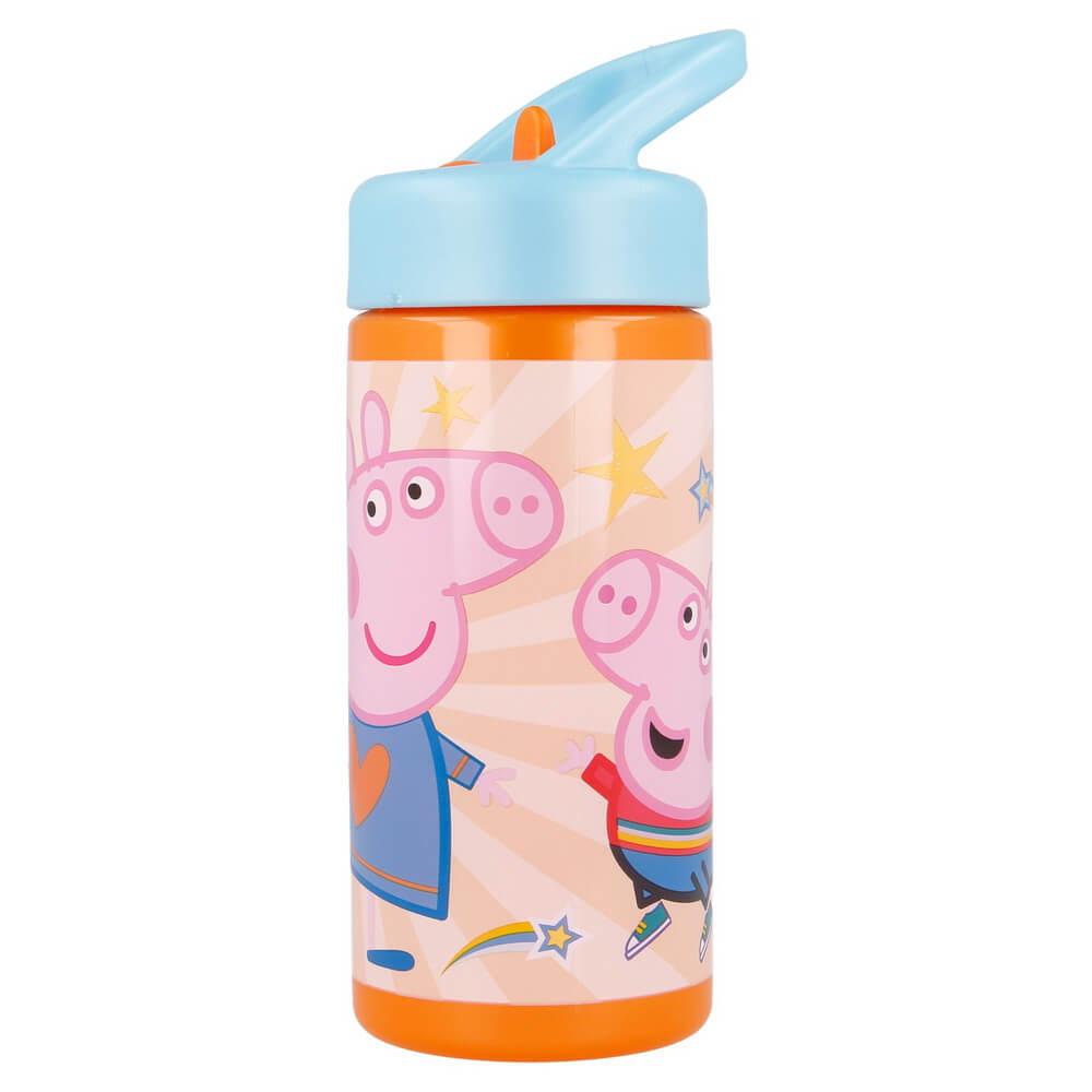 Flaska med Pip/Sugrör 410ml Peppa Pig