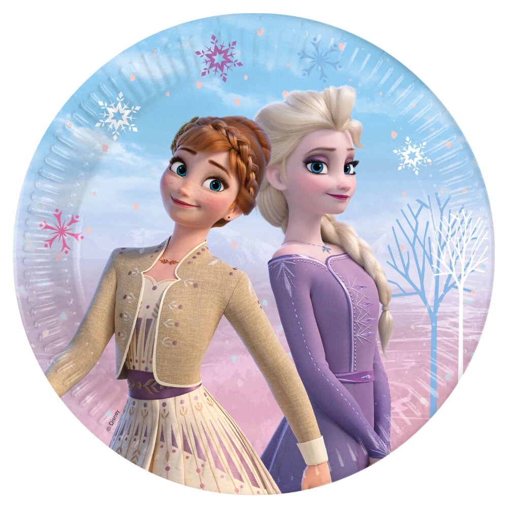 Frost/Frozen Papperstallrik 23cm (8st) Disney