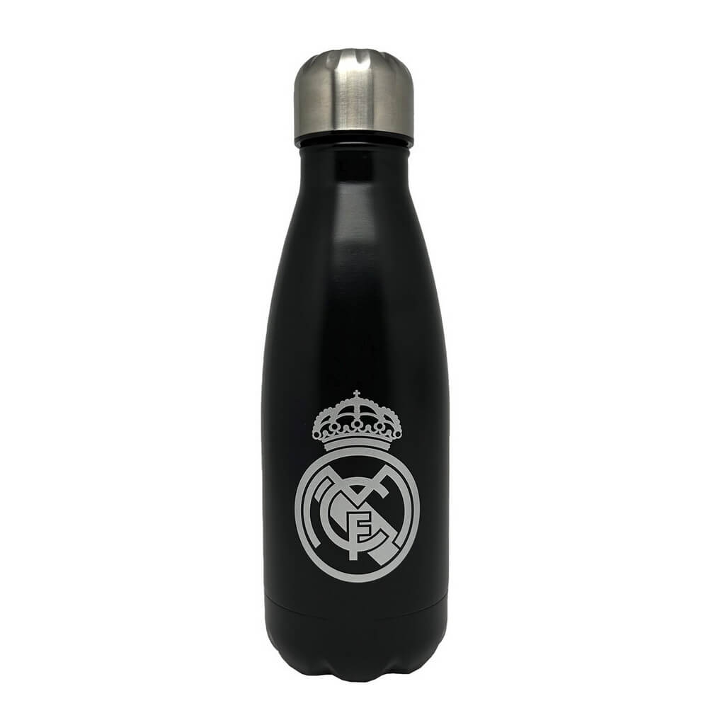 Real Madrid Flaska Rostfritt Stål (550ml) Svart