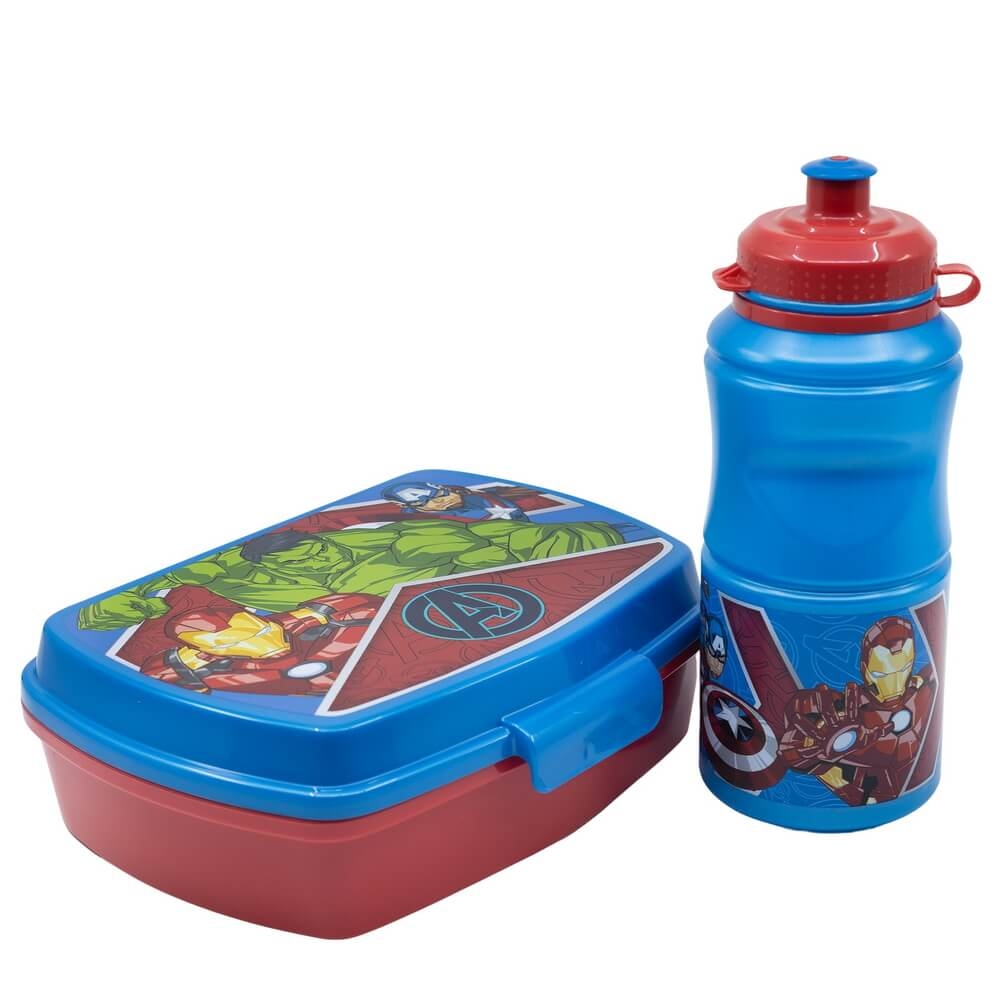 Avengers Matlåda och Sportflaska 380ml Marvel