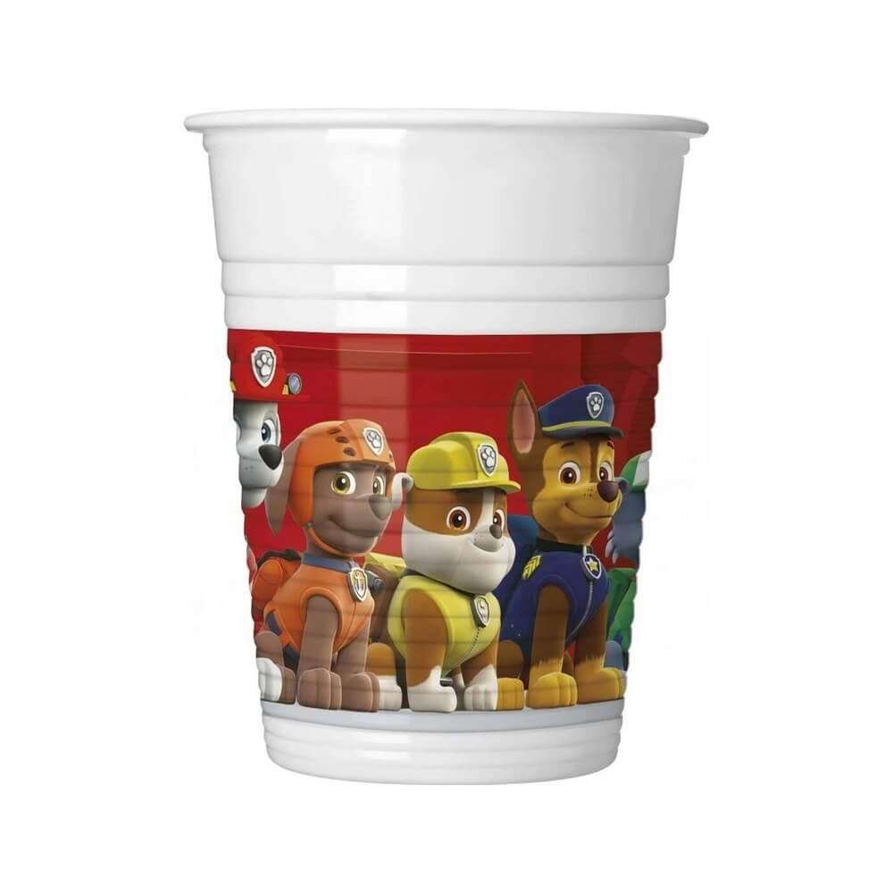Plastmugg 200ml (8st) Paw Patrol