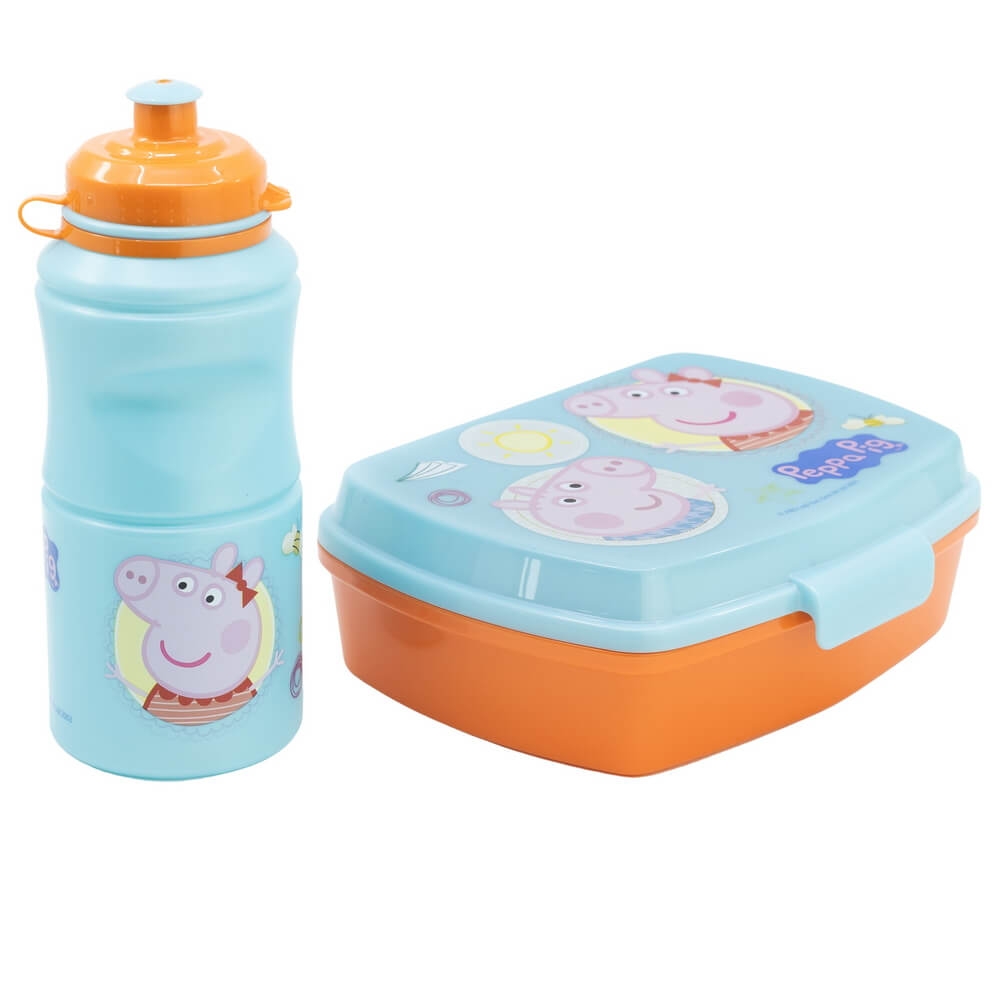 Matlåda och Sportflaska 380ml Peppa Pig