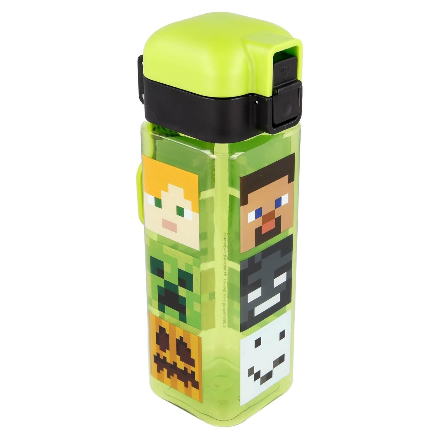 Creeper Fyrkantig Flaska 550ml Minecraft