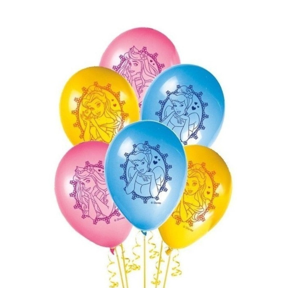 Disney-Prinsessor & Hjältinnor Ballonger 28cm (8st) Disney