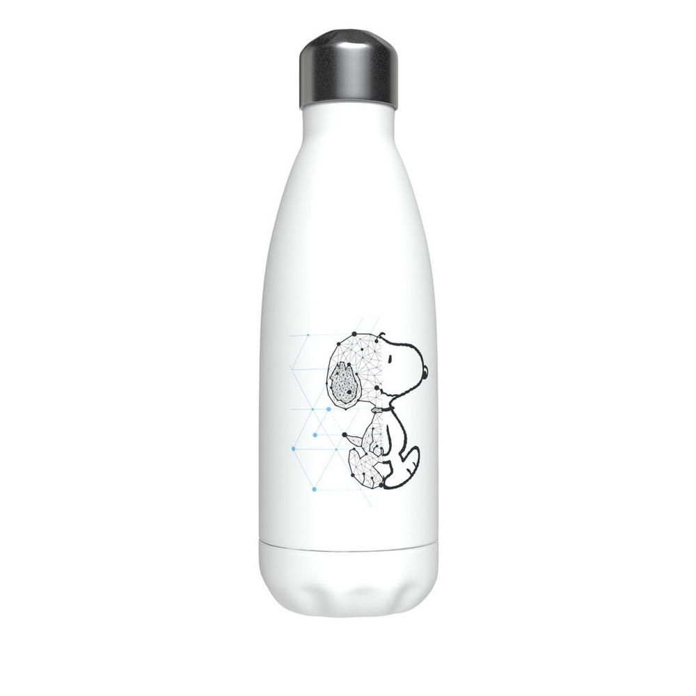 Snoopy Flaska Rostfritt Stål (550ml) Vit - Snobben