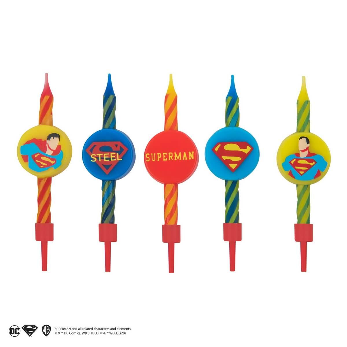 Tårtljus 10-pack Superman