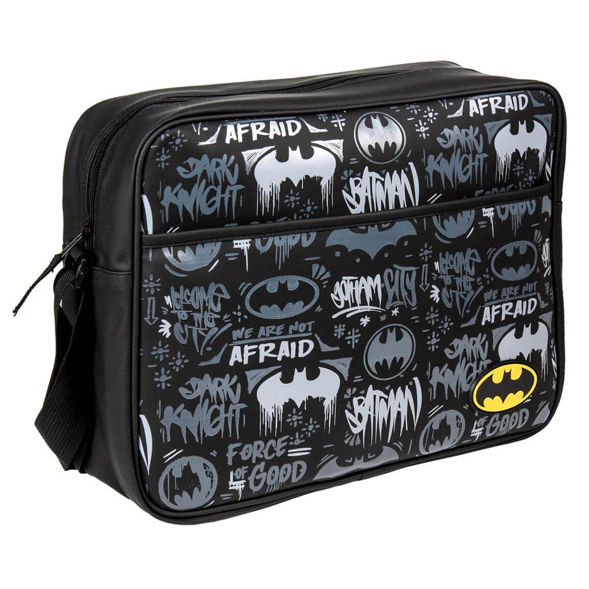 Svartvit Axelremsväska Batman