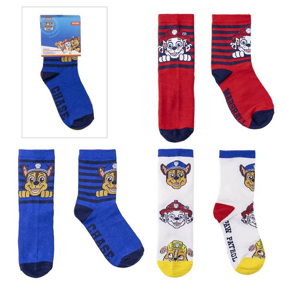 3-pack Strumpor (Strl 23-26) - Paw Patrol