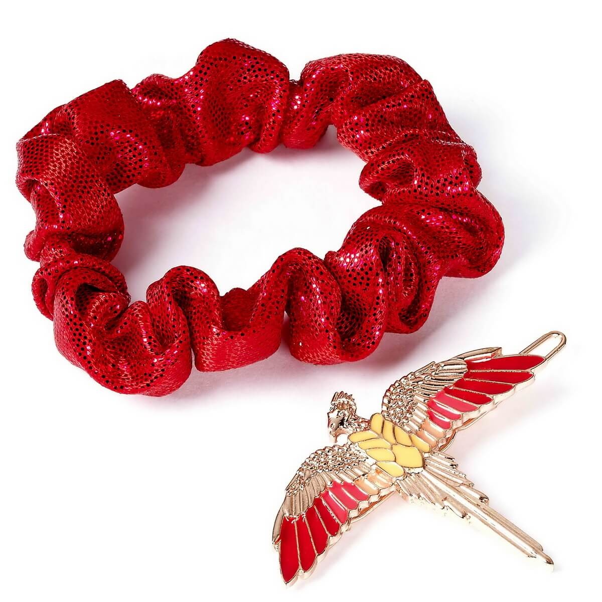 Fawkes Scrunchie & Hårnål Harry Potter