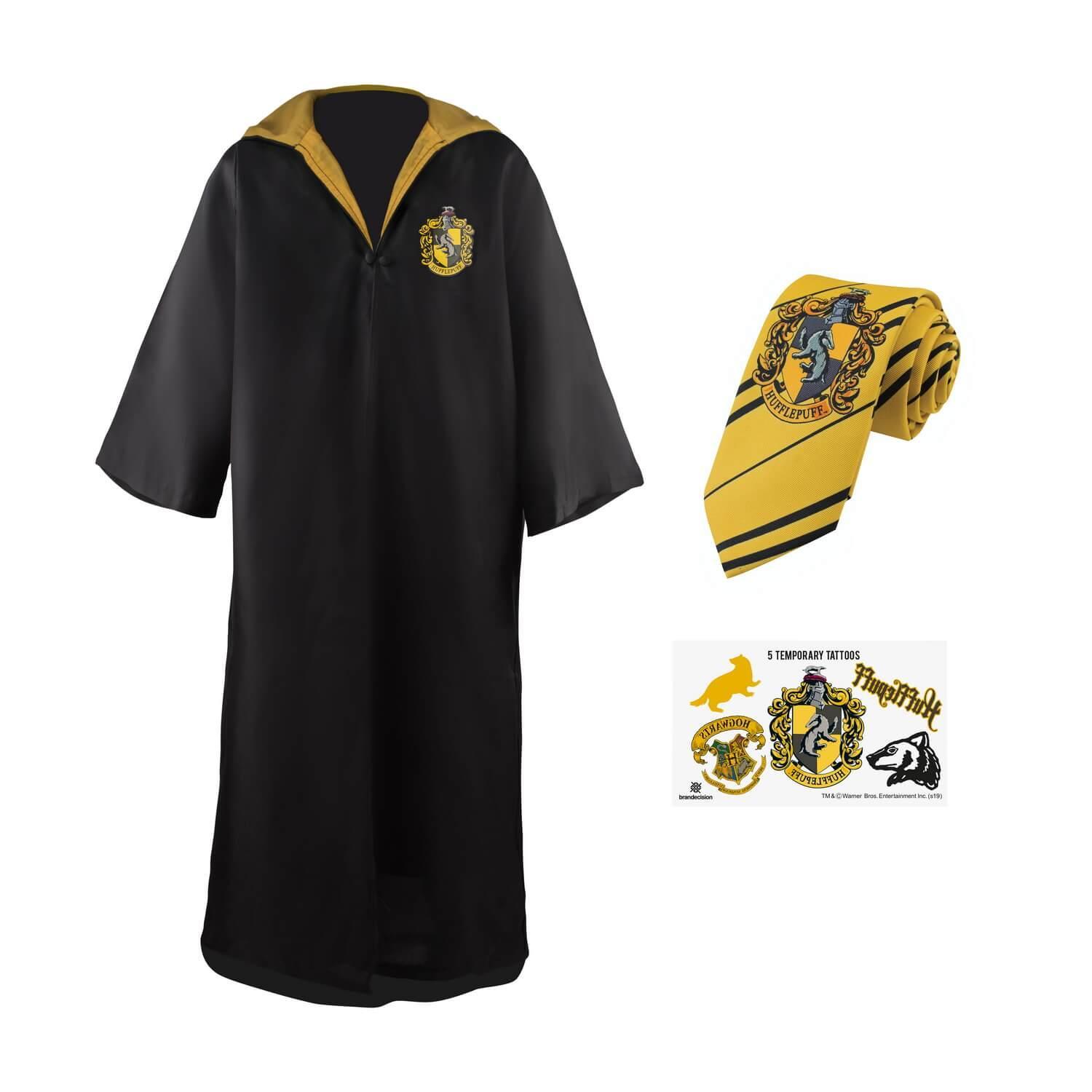 Hufflepuff Kappa, Slips & Tatueringar (Vuxen) Harry Potter