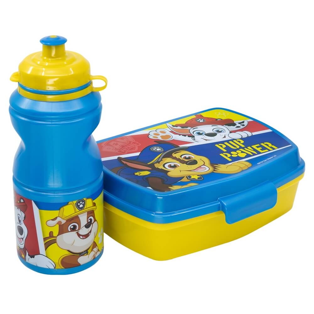 Chase, Marshall & Rubble Matlåda & Sportflaska 380ml Paw Patrol