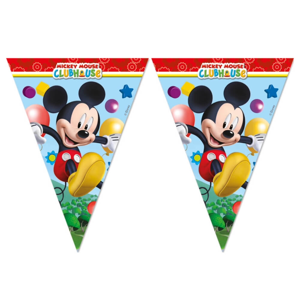 Musse Pigg Flaggvimpel / Girlang 230cm Disney