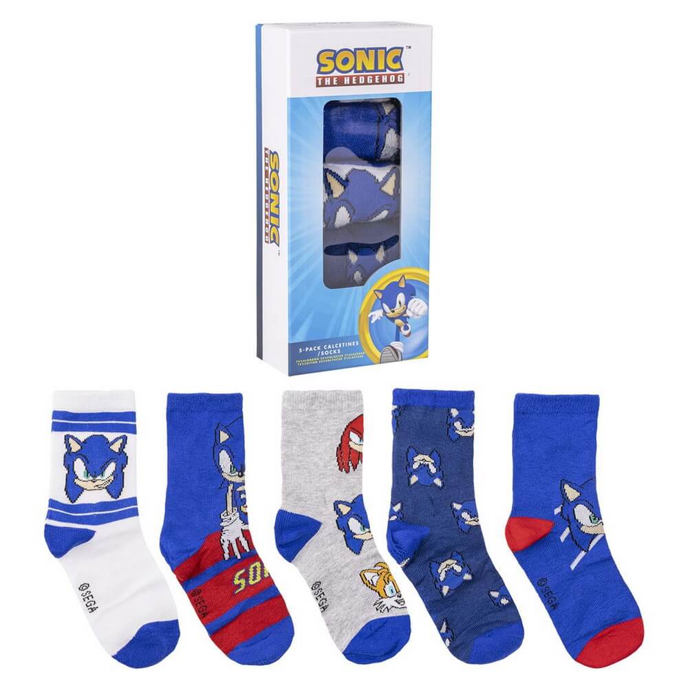 5-pack Strumpor (Strl 31-34) Sonic The Hedgehog