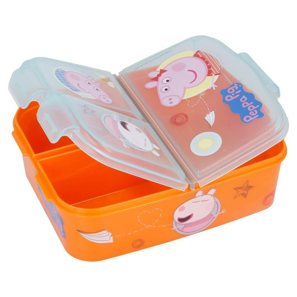 Matlåda med 3 Fack Peppa Pig