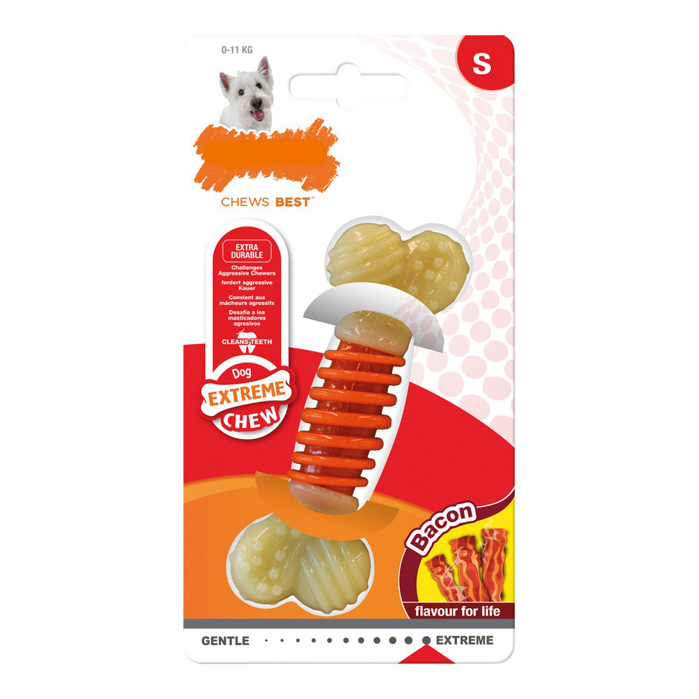 Tuggleksak för hundar Nylabone Extreme Chew Pro Action Bacon 20