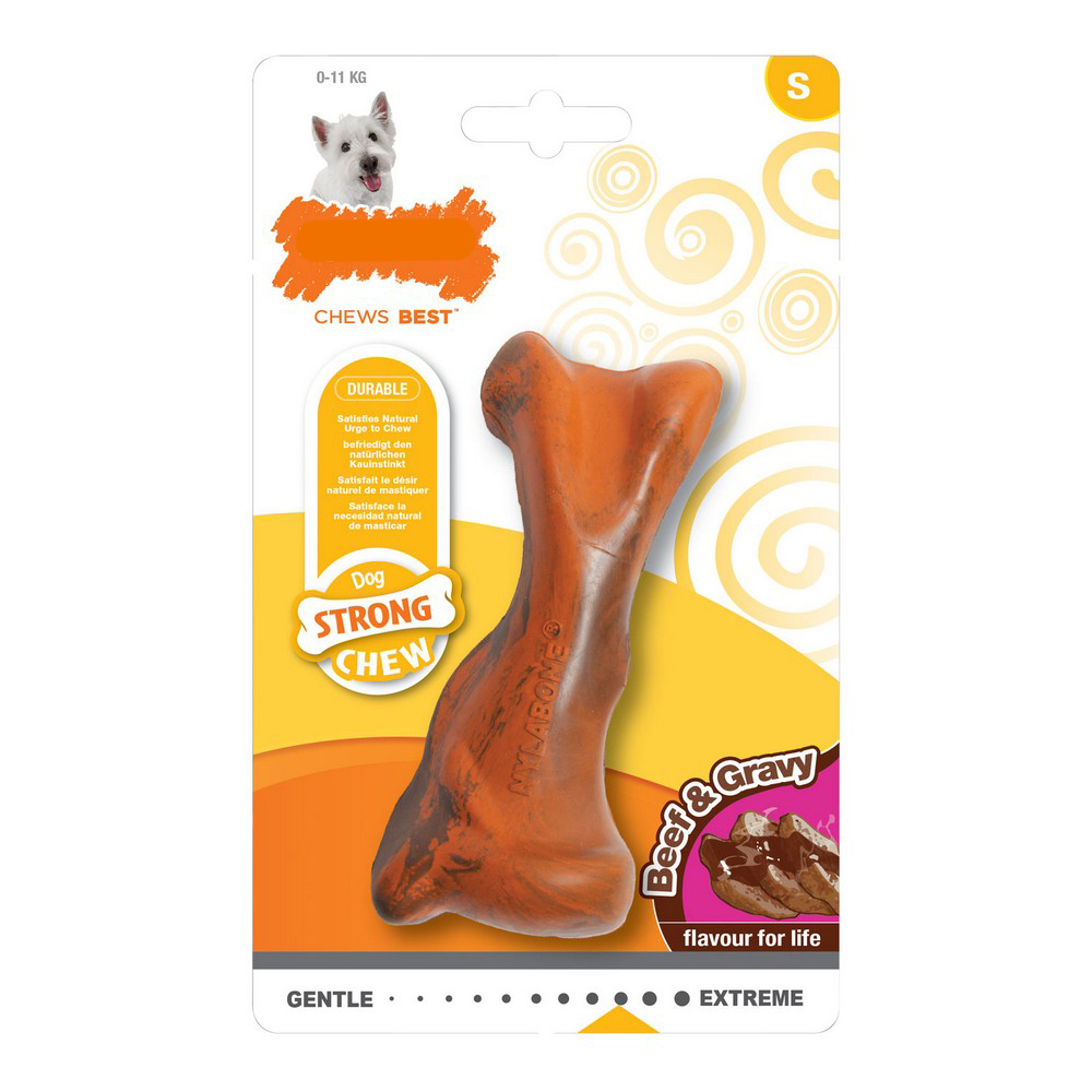 Tuggleksak för hundar Nylabone Strong Chew Kött Sås 20