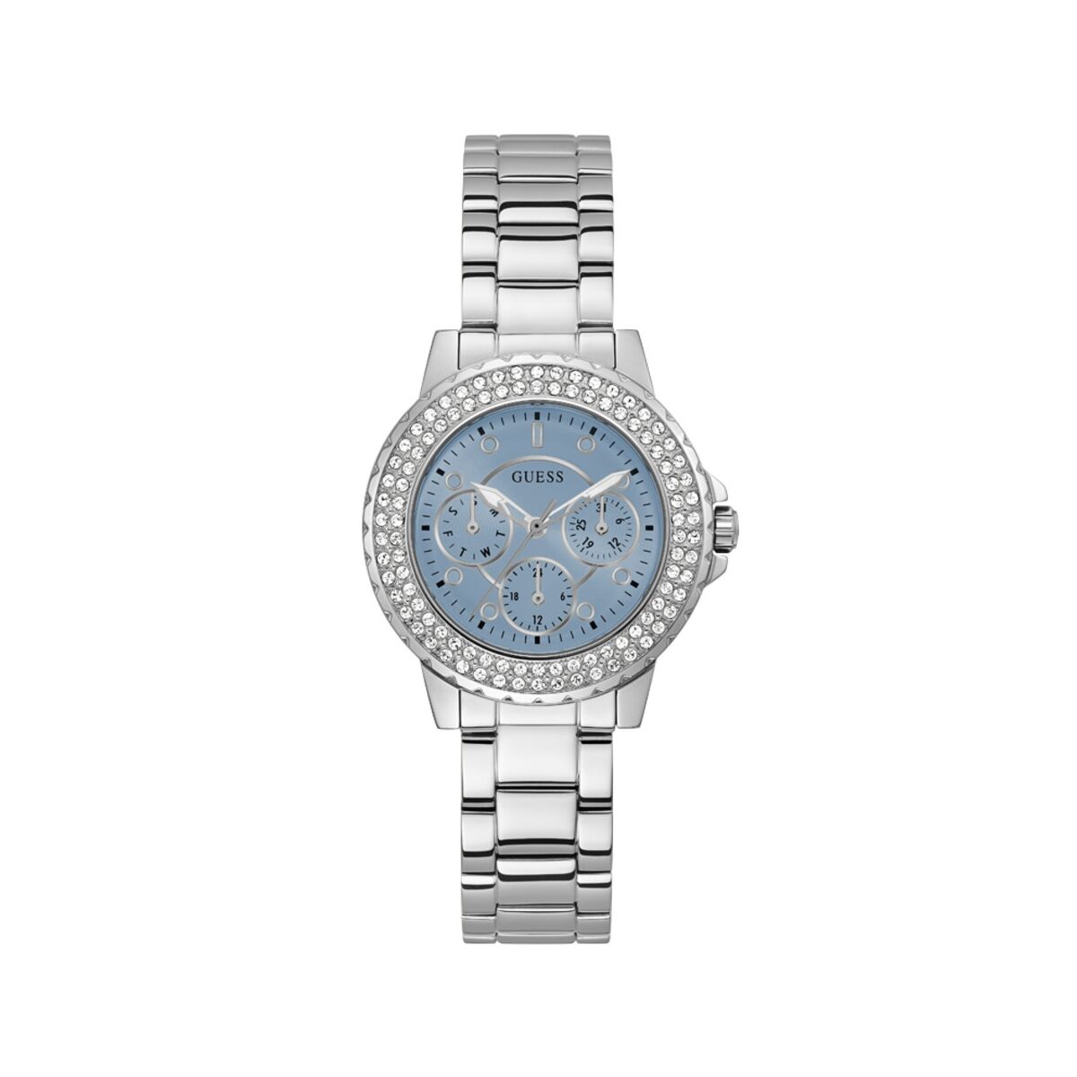Herrklocka Guess GW0410L1 Silvrig