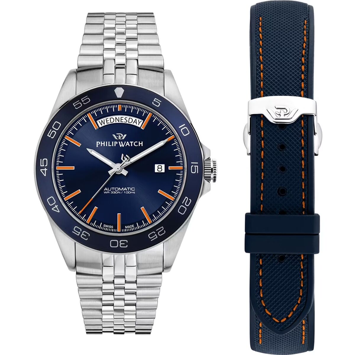 Herrklocka Philip Watch R8223597114 Silvrig