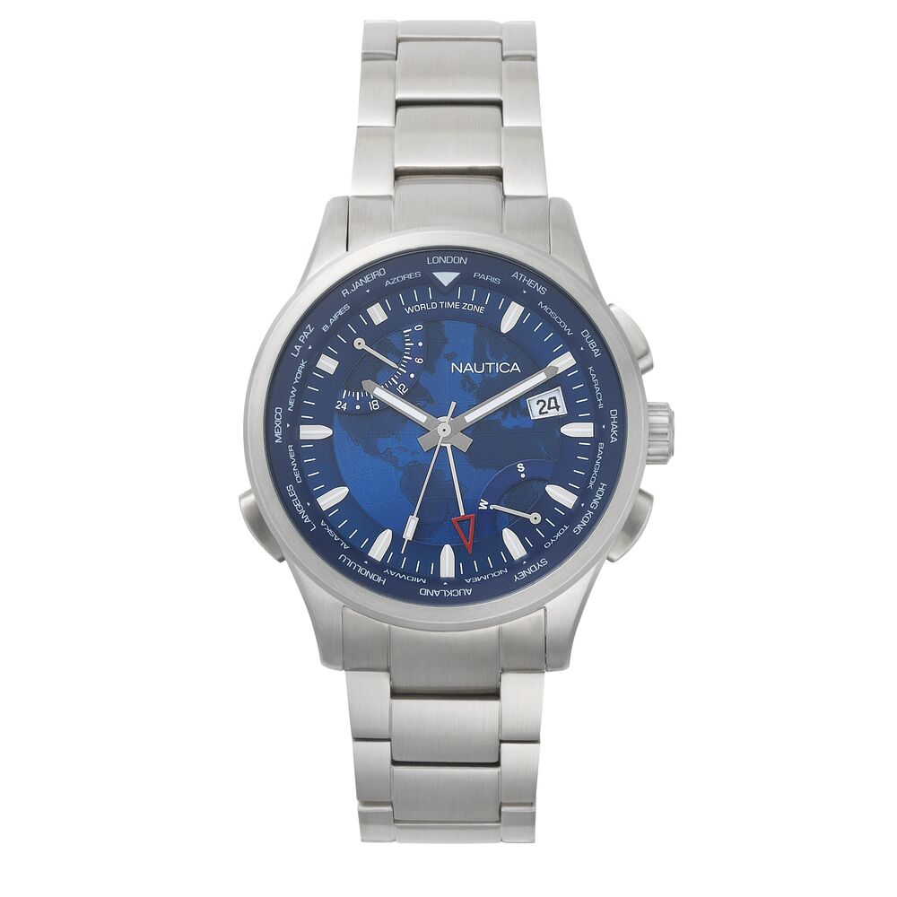 Herrklocka Nautica SHANGHAI - WORLDTIMER (Ø 44 mm)