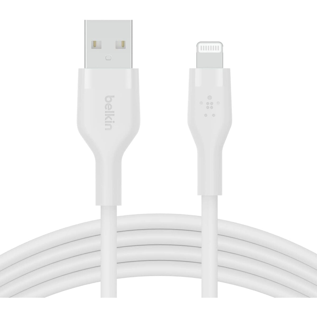 Kabel USB till Lightning Belkin CAA008BT2MWH 2 m Vit