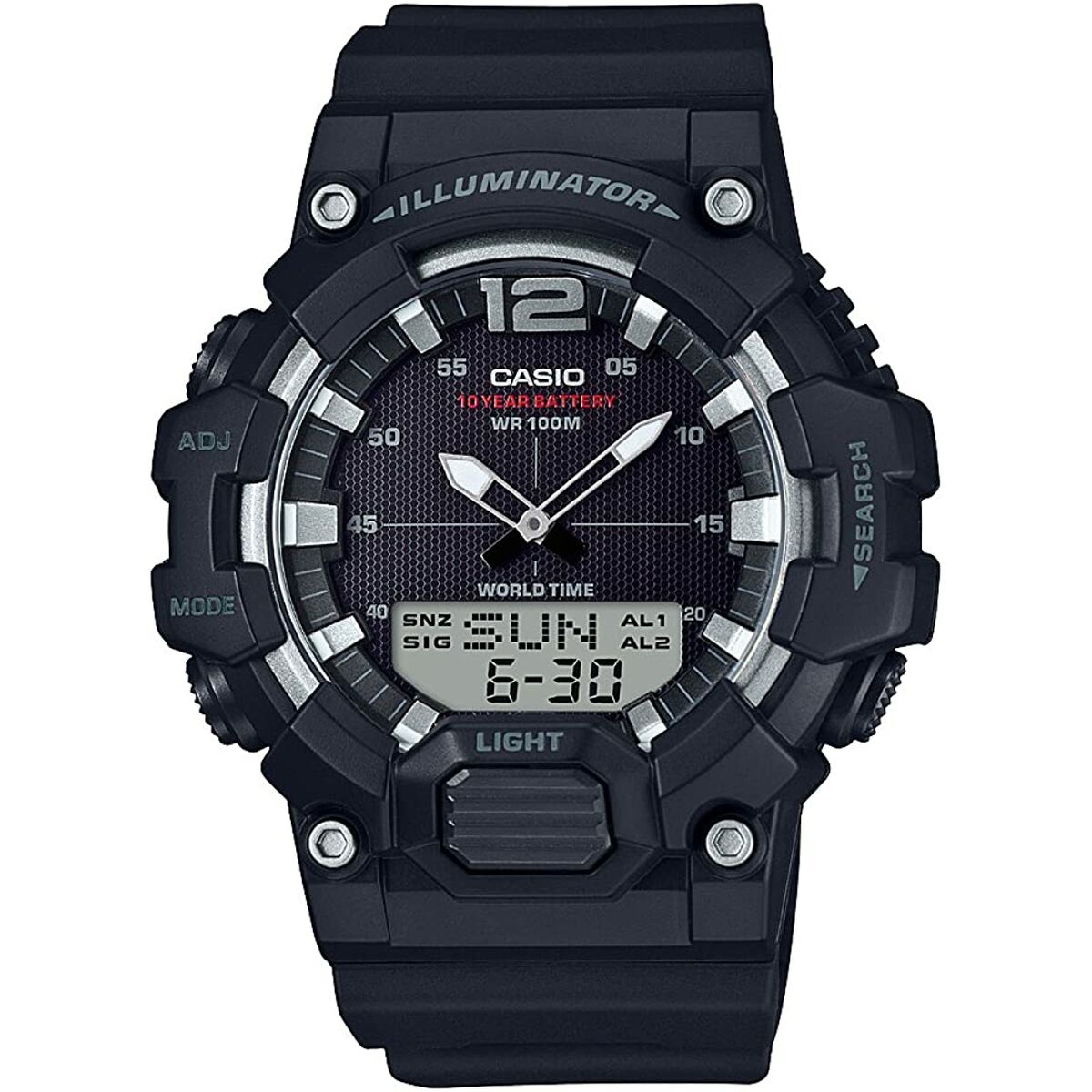 Herrklocka Casio ILLUMINATOR Black (Ø 53 mm)